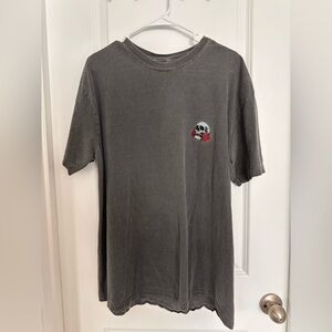 Comfort Colors Charcoal Tee with Skull Graphic